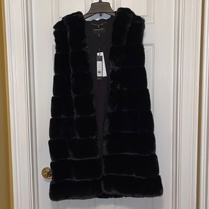 BCBG Maxazria Sculpted Faux Vest